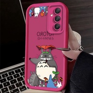 Cartoon Cute T-Totoros Case For Samsung Galaxy S25 S24 S23 Ultra S22 S21 Plus FE A36 A56 A26 A16 A06