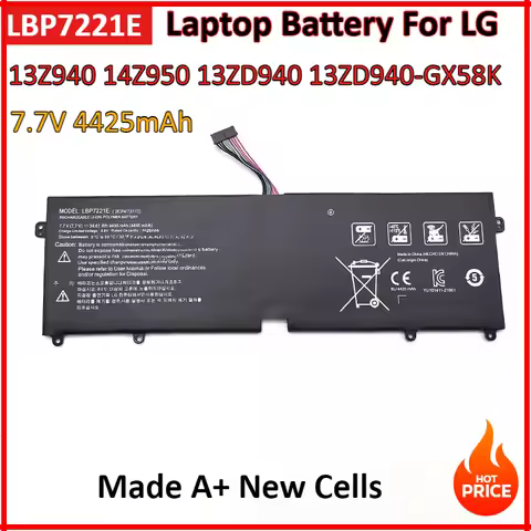 7.7V 4425mAh LBP7221E Laptop Battery For LG 13Z940 13ZD940-GX58K 14Z950 13ZD940 14ZD960-GX5GK 15Z960