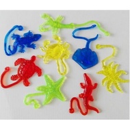 Soft plastic marine life crab starfish