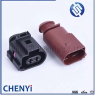 2 Pin 3.5mm Rear Hand Brake Motor CAR Automotive waterproof Connector Plug 1J0973722A For Passat B6 