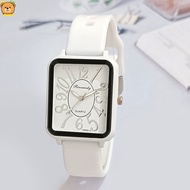 Ladies Simple Watch Fashion Simple Square Ladies Watch Student Casual Digital Silicone Strap Women's Quartz Watch DY