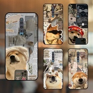 Phone Case Oppo Reno 2F Black Border Puppy Meme Cute