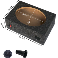 Car Audio Modification Speaker Box 4 Inch 5 Inch 6 Inch 6.5 Inch Square Wooden Box Subwoofer  Body A