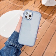 iPhone 11 Case สำหรับ iPhone 13 Pro Max 12 Pro Soft ซิลิโคนฝาหลังสำหรับ iPhone XS Max X 7 8 Plus SE 2022 2020 Candy สีโปร่งใสเคสกันกระแทกกล้องป้องกัน