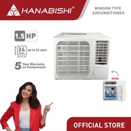 Hanabishi Inverter Window Type Aircon    HWTINVAC -15HP