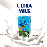 Ultra Milk MINI Susu UHT Cokelat / Strawberry / Full Cream 125 ML