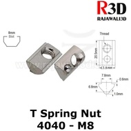 Up T Nut M8 Tee Nut T Spring Nut 40-M8 Aluminum Profile 4040
