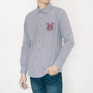 Kemeja Pria Lengan Panjang Kasual IEBE C3AH8012