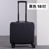 日本熱銷 - 拉桿萬向輪小行李箱 18吋 (黑色升級護角款)
