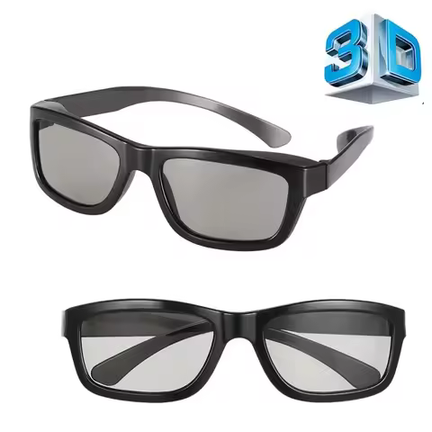 Circular Polarized TV Projector Film Home Theater Cinema Plastic Dimensional Anaglyph 3D Vision Movi