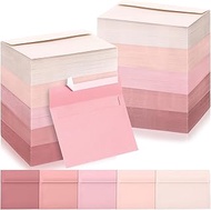 Zhanmai 400 Pack A7 Envelopes Bulk for Invitation 5 x 7 Self Adhesive Envelopes Gradient Colored for