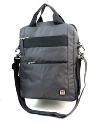 Chinatown Leather กระเป๋าผู้ชาย กระเป๋าผ้าสะพาย Fouvot สีดำ2หูหิ้วขนาดA4แนวตั้งNotebook