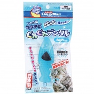 玩耍貓咪 彎曲潔牙玩具 魚造型 1入