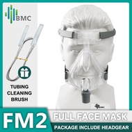 BMC FM2 Full Face CPAP Mask Sleep Apnea Mask with Headgear Compatible with CPAP,Bipap,Apnea Machine 