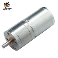 KOZEEY 6V/12V/24V 130RPM-1360RPM DC Reducer Electric Motor Reduction Low  Motor for Robot
