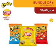 [Bundle of 6] Lays / Doritos / Cheetos Mid pack Mixed Bundles / [Pek 6] Lays / Doritos / Cheetos Cam