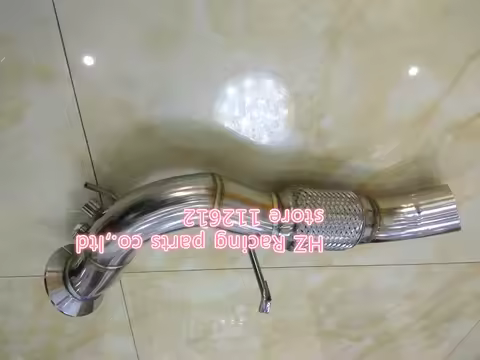 M57N2 Downpipe x5 E70 35D xdrive 35dx 3.0ds exhaust pipe tube 3'' OD USA/CA cars