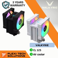 Flexi tech VALKYRIE CL125 ARGB  AIR COOLER - Black/White