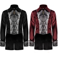 Yoshiya Middle-aged Shengjie Gothic Clothes Stand-up Collar Palace Complex Clothes Lining Soft Skin-
