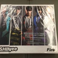 Shinee全新fire 初回限量版cd+dvd