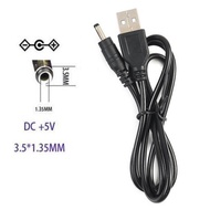 0.5/0.8/1 Meter 5V USB 2.0 A Male To DC 3.5mm x 1.35mm / 35135 USB Power Charger Cable