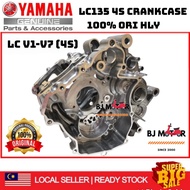 YAMAHA LC135 4S 4SPEED V1-V7 (NO NUMBER)LC  AUTO CRANKCASE / ENJIN TENGAH / CASING ENGINE 100% ORIGINAL HLY 1S8-E5150-00