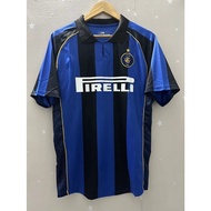 2001-02 Inter Milan Ronaldo & Vieri Retro Home Jersey - High Quality Vintage Football T-Shirt