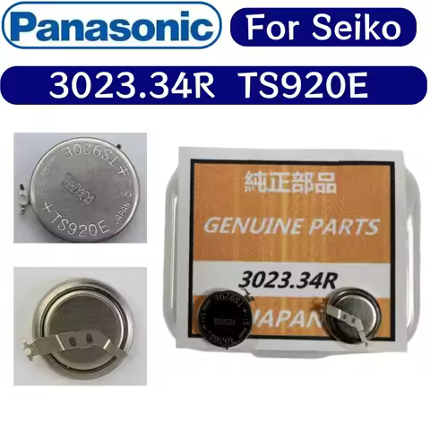 TS920E 3023.34R 3023 34R 3023-34R MT920 for Seiko Watch Kinetic Rechargeable Battery for VR42 VR43 P