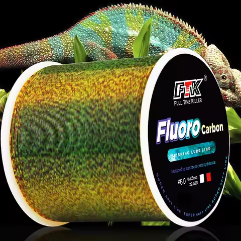 FTK 300/500m Invisible Fishing Line Speckle Fluorocarbon Coating Line 0.20mm-0.50mm 4.13LB-34.32LB S