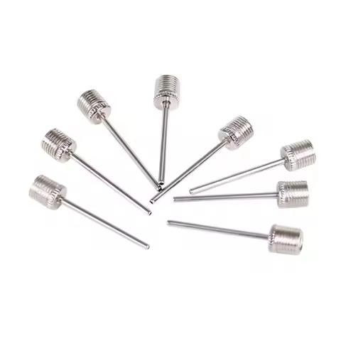 3/6pcs Balls Pumps Inflation Needle Replacement Stainless Steel Air Pumps Needle Basketball Inflatin