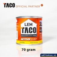 KAYU TACO ACTIVE GLUE 70 GRAM Multipurpose | HPL Yellow Glue | Floor | CARPET | Wood | Vinyl Vinyl |