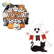 Cuticate Halloween Wooden Hanging Sign Porch Sign Decor Wall Cafe  Home Indoor Outdoor Wall Ornament