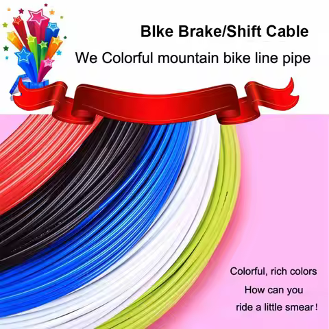 1/2/3 Meters 4mm/5mm MTB Road Line Pipe Bicycle Brake Cables Shift Cable Wire Bike Shifters Deraille