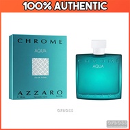 AZZARO CHROME AQUA 100ML EAU DE TOILETTE EDT FOR MEN