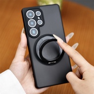 Matte phone case with stand for Samsung Galaxy A57 A37 A17 A56 A16 A36 A55 S25 S24 FE S26 Ultra Sams