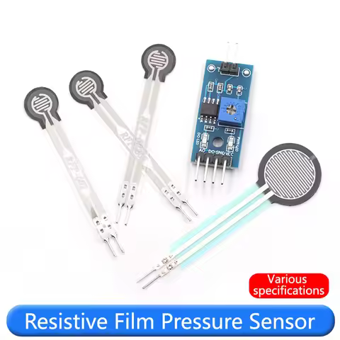 FSR402 Resistive Film Pressure Sensor Force Sensitive Resistor Thin Film RFP602 Weighing Sensor Modu