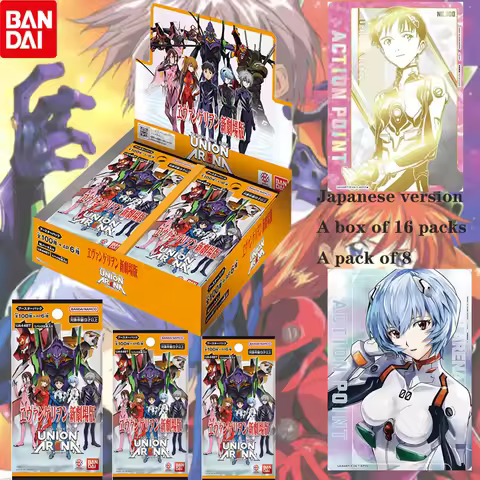 New 2025 Original Bandai UNION ARENA Booster Pack UA44BT Neon Genesis Evangelion Japanese Edition TC
