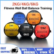 Fitness Wall Ball 2/4/6KG Medicine Ball Strength Training Balance Weight Ball for Home Gym Workout
