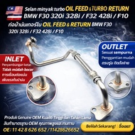 BMW F30 320i 328i F32 428i F10 INLET ￥ OUTLET TURBO OIL FEED AND RETURN LINE OE：11 42 8 626 652 1142