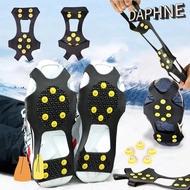 DAPHS Ice Claw, Universal Spike Ice Gripper Spike,  Anti-Slip 10 Teeth Shoe Covers For Shoes