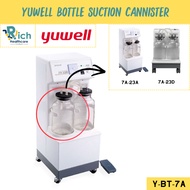 Yuwell Bottle Suction Canister [Y-BT-7A] For Use With Sputum Machine Models 7A-23D And 7A-23B