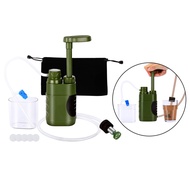 water Filter Mini Portable ❁Outdoor Survival Water Filter Purifier Filtration System Emergency Kit, Lightweight &amp; Portab