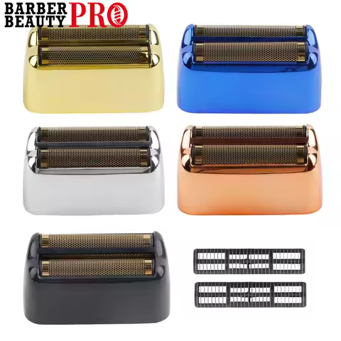Professional Barber Shaver Double Replacement Foil Head Cover And Cutter Blade Sets For Babyliss Cor