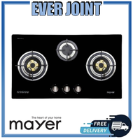 [Bulky] Mayer MMGH773HI Glass Hob with 3 Burner || Basic Installation Included