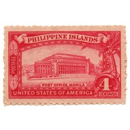 Philippines May 3, 1932 US355 4c Rose Carmine Manila Post Office Stamp