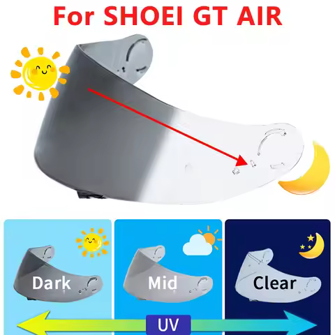 Photochromic Visor for SHOEI GT Air 1 2 Neotec CNS-1 TC-5 TC-9 Helmet Shield Uv Cut Casco Moto Face 
