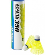 YONEX MAVIS 350-6 YELLOW Badminton Nylon Shuttlecock (6 per pack)