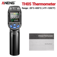 ANENG TH05 Infrared Thermomete -20~600℃ Non-Contact Pyrometer Contactless Temperature Hygrometer  Py