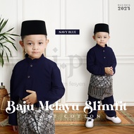 𝐈.𝐏 𝐌𝐮𝐬𝐥𝐢𝐦 𝟐𝟎𝟐𝟒 ♥ Malay Kids Wear / Baju Melayu Budak / Baju Raya Baby - NAVY BLUE