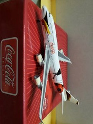絕版herpa 1:500(可口可樂)B747-400金屬飛機模型